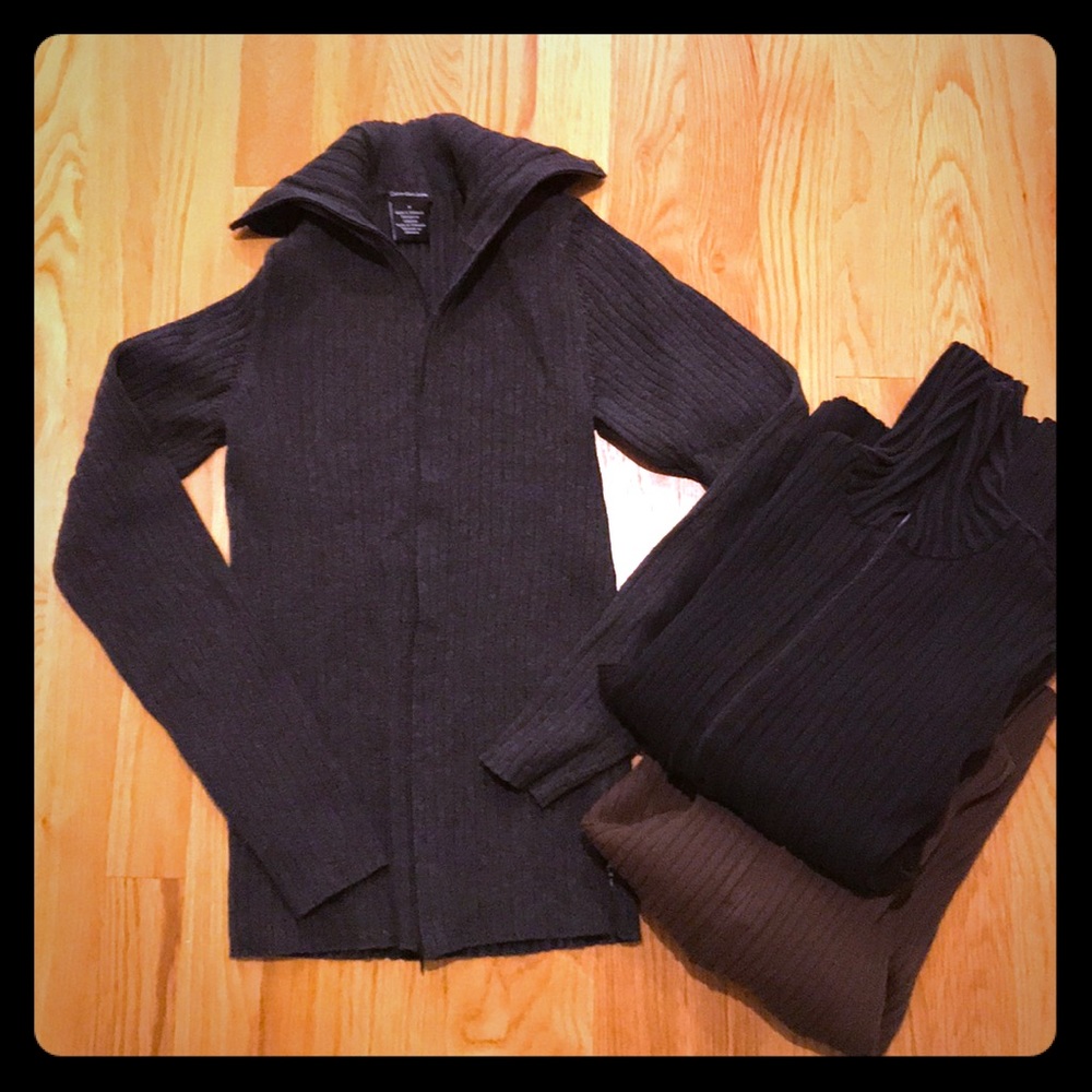 Calvin Klein full zip cardigan lot!